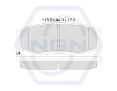 ������� ��������� �������� ������������ (�����) Toyota Land Cruiser (J200) 08 NGN 3502077, ������ 3502077 ����