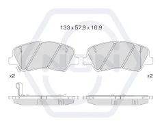 ������� ��������� �������� ������������ (�������) Hyundai Solaris II 17 / i20 14, KIA Rio IV 17 NGN 3502482, �������� 3502482 ����