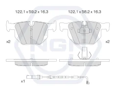 ������� ��������� �������� ������������ (�����) BMW X5(E70/F15) 2.0D-3.0D 07 / X6(E71-F16) 3.0-3.0D 08 NGN 3502587, ������ 3502587 ����