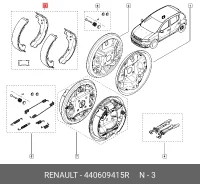 ������� ��������� ���������� (�����) Renault 440609415R, ������ 440609415R ����