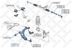 ����� ������ Fiat Doblo 1.2-1.9D 01 FIAT Doblo 1.2-1,9D 01- Stellox 5703511SX 5703511SX ����