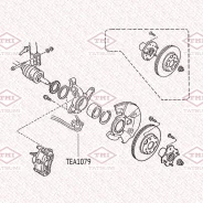 ����� ������� ������ L/R Mazda 626 82- Tatsumi TEA1079 TEA1079 ����