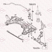 ���� ������������� �������� L/R OPEL Corsa 05-FIAT Punto/Grande Punto 05- OPEL Corsa 05-/ FIAT Punto/Grande Punto 05- Tatsumi TEB1070 TEB1070 ����