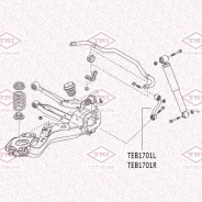 ���� ������������� ������ R Nissan Qashqa/X-Trail 07-Renault Koleos 08- Nissan Qashqa/X-Trail 07-/ Renault Koleos 08- Tatsumi TEB1701R TEB1701R ����