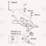 ������ ������������� ��������� FORD Focus 04- Tatsumi TEF1121 TEF1121 ����