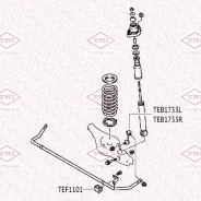 ������ ������������� ������� Mitsubishi Outlander 06- Tatsumi TEF1101 TEF1101 ����