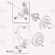 ����������� ������ ����� ��������� Chevrolet Epica 07- Tatsumi TEF1270 TEF1270 ����