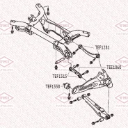 ����������� ������� �������� ����������� ������ Mitsubishi Lancer -09 Tatsumi TEF1281 TEF1281 ����