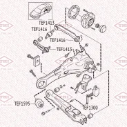 ����������� ������� ����������� ������ (���������) Mitsubishi Lancer -00 Tatsumi TEF1300 TEF1300 ����