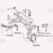 ����������� ��������� ������ �������� Nissan Almera -05 Tatsumi TEF1450 TEF1450 ����