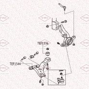 ����������� ��������� ������ ������ Toyota Sienna 03- Tatsumi TEF1536 TEF1536 ����