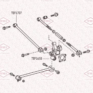 ����������� ������� ����������� ������ Toyota Camry 91- Tatsumi TEF1638 TEF1638 ����