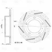���� ��������� ��� ����������� ���� 2121 d=272 PRO (��������������� / ������������� / ����������) (�������) Chevrolet NIVA (2123) 1.7 4x4 Closed Off-R...