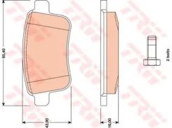 ������� ��������� �������� (�����) Renault Kangoo / Grand Kangoo (KW0/1_) 1.6 (KW00, KW0Y) 02.2008 - Renault Kangoo Express (FW0/1_) 1.6 02.2008 - TRW...