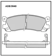 ������� ��������� �������� (�������) Mazda Xedos6/Xedos9 2.0I-2.5I 24V 92 Allied Nippon ADB3848, �������� ADB3848 ����