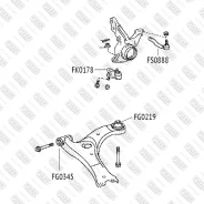 ���������� ������� ���� Toyota Avensis/Urban Cruiser/Camry 03- Fixar FS0888 FS0888 ����