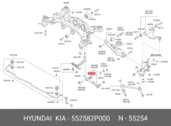 ����������� ������ �������� (�����) Hyundai/KIA 552582P000, ������ 552582P000 ����