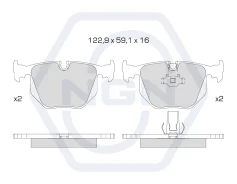 ������� ��������� �������� ������������ (�����) BMW 3(E46) 2.5-3.0 99-05 / 7(E38) 2.5D-5.0 95-01 / X3(E83) 2.0-3.0D 04 / X5(E53) 3.0-4.8 00, LAND Rove...