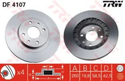 ���� ��������� (�������) TRW DF4107, �������� DF4107 ����