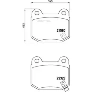 ������� ��� Subaru Impreza Saloon 01/11= Brembo P56048 P56048 ����