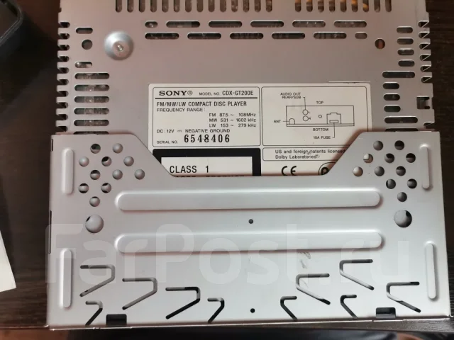 Sony CDX-GT200E ����