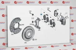 �������� ������ ��������� ������� S222, S217coupe A0084200820 A0084200820 ����