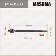 ������� ���� Masuma Toyota RAV4 / ACA2#, ZCA2# 00-05 MR-3920 Masuma MR3920 ����