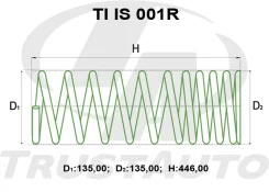 ������� ��� �������� + 50 ��. - TI TI IS 001R Bighorn UBS25,69 REAR, ������ TIIS001R ����