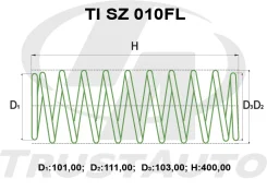 ������� ��� �������� + 50 ��. - TI TI SZ 010FL Front LH Jimny RHD JP JB23/JB33/JB43 98- H = 400 mm. � ���� � TI SZ 010FR, ����� �������� TISZ010FL ���...