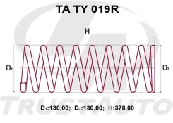 ������� �������� ��������� TA TA TY 019R GAIA SXM15 98-02, ACM15 98-04/Ipsum SXM15 95- TATY019R ����
