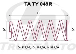 ������� �������� ��������� TA TA TY 049R Hilux KZN130, VZN130, LN130, YN130 91-95 TATY049R ����