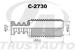 �������� �������� ������������ TA C-2730 RR BOOT Almera/Cefiro/Infiniti I30/Infinitii30/I35/Maxima/Presea/Primera/Pulsar/Sentra/Sunny, ������� ������...
