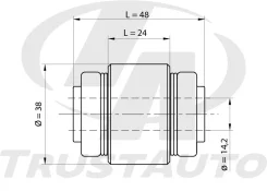 ����������� ��������� TA SB700-7018 F/B Chaser/Cresta/MARK 2 GX100, JZX100/105, LX/SX100 96-01/Crown GS151, JZS155 97-01 SB7007018 ����