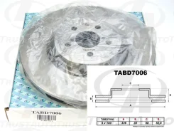 ��������� ���� TA TABD7006 FR Forester S11 03-07/Impreza G11 00-04/Legacy B12 00-03/Legacy B13 05-08, ������ �������� TABD7006 ����