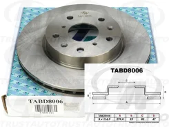 ��������� ���� TA TABD8006 FR SX-4 RW415 06-13/SX-4 RW416, RW419D, RW420 06-15, ������ �������� TABD8006 ����