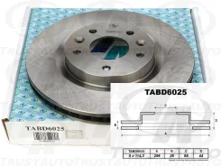 ��������� ���� TA TABD6025 FR X-Trail T32, NT32 13-17/LEAF AZE0 13-15, ������ �������� TABD6025 ����