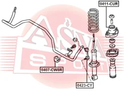 ����� ������������ Mitsubishi Lancer ASVA 0411CUR 0411CUR ����