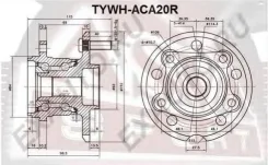 ������� ������ Toyota Toyota RAV4 ACA20/ACA21/ACA22/ACA23 2000-2005Toyota RAV4 CLA20/CLA21 2000-2005 ASVA TYWH-ACA20R TYWHACA20R ����