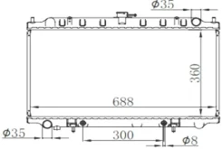�������� ���������� /Autoleader ��� Nissan Bluebird 1995-2000 Primera Infiniti G20 NS-U14P11-1216 NS000314 214603J100 Nissan Bluebird #U14/ Primera Ca...