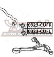 ���� ������������� �������� ����� Honda Accord IX 2008- ASVA 0323-CUFL 0323CUFL ����