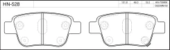 ��������� ������� /������ ������ /����� JFBK ��� Toyota Estima 2006-2018 ACR50W GSR50W GSR55W HN-528 PF-1528 MN-445M D2239M 0446605010 0446605020 ����...