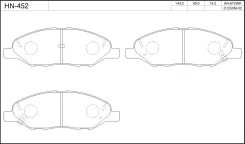��������� ������� /�������� /JFBK ��� Nissan March /K12 2002- /CUBE Z11 2002-, G11 2005-, Y12 2005- /�������� �������� Nissan March, CUBE JFBK HN452 H...