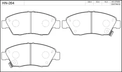 ��������� ������� /�������� ������ /����� /JFBK ��� Honda Civic Integra 1995-2001 Domani CR-X HN-264 NP8005 TG-8264 D5174M D5070M PN8264 06450S5AJ00 H...