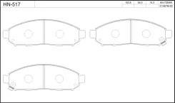 ��������� ������� /�������� ������ /����� /JFBK ��� Nissan Serena 2005- C25 NC25 HN-517 PN2517 D1297MH TG-2517C D1267M AY040NS130 �������� Nissan Sere...