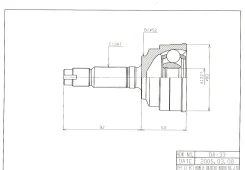 ���� �������� /HDK ��� Daihatsu Pyzar 1996-2002 /2WD 22*52*24 DA-033 TG-2833 TG-2833Z48 DA-033A48 DA033 DH33A48 NS31452H 22*52*24 / Pyzar 2WD 96-02 HD...