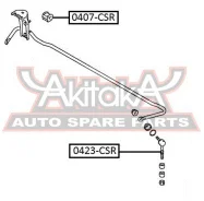 ������ ������� ������������� D12 Mitsubishi Mitsubishi Lancer CS 2000-2009 ASVA 0407-CSR 0407CSR ����