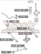 ������ ������� ������������� D13 Toyota Toyota Corolla AE100/EE100/CE100 1991-1997 ASVA 0107-706 0107706 ����