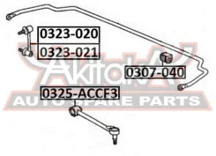 ������ ������� ������������� D14 Honda Accord CF3/CF4/CF5/CL1/CL3 1998-2002 ASVA 0307-040 0307040 ����