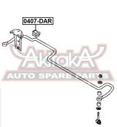������ ������� ������������� D15 Mitsubishi Mitsubishi Carisma DA 1995-2003 ASVA 0407-DAR 0407DAR ����