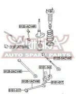 ������ ������� ������������� D16 Toyota Toyota Corolla AE100/EE100/CE100 1991-1997 ASVA 0107-ACV40R 0107ACV40R ����